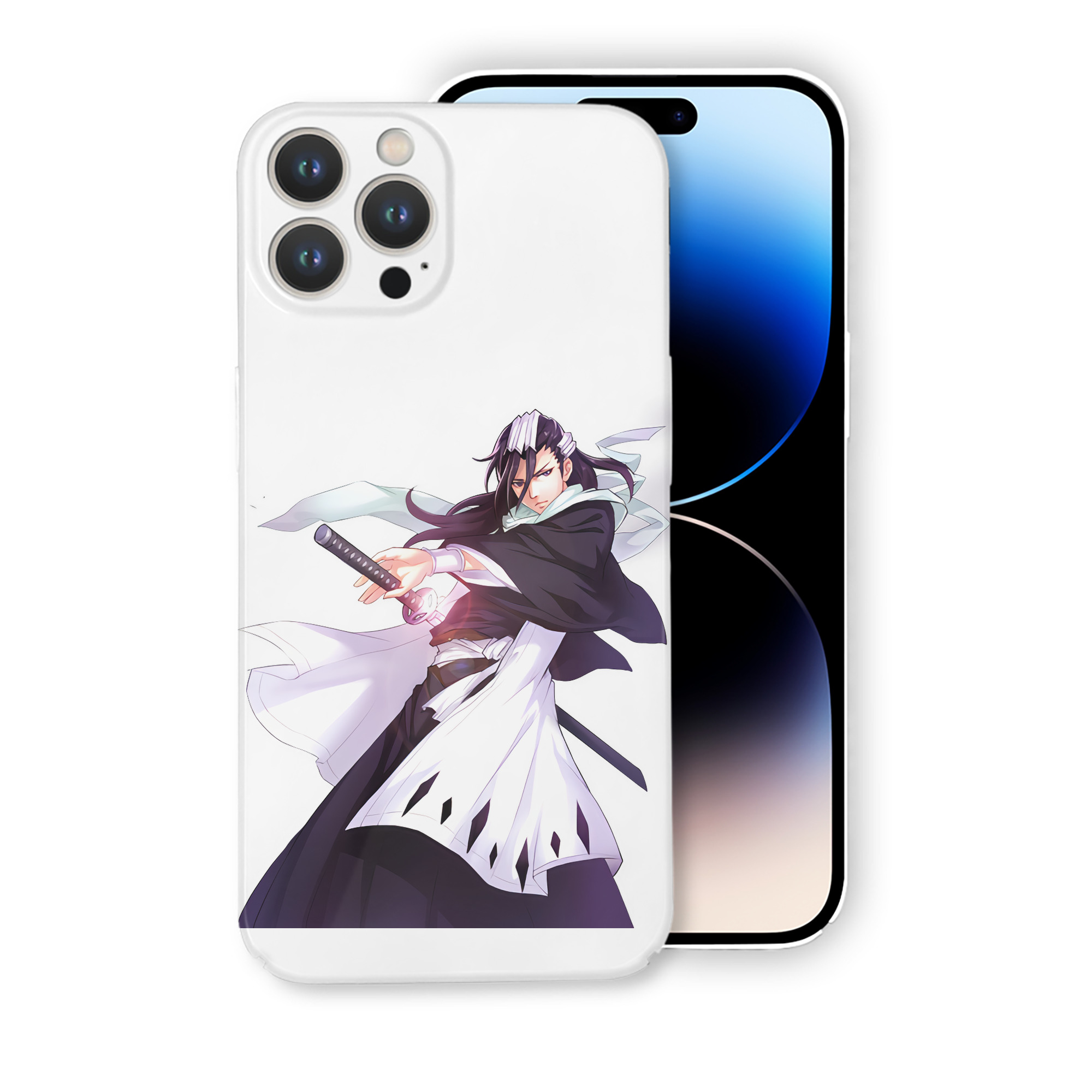 （画像用） ブリーチ くちき びゃくや BLEACH Kuchiki Byakuya 【iPhone 14シリーズ対応】ハードケース